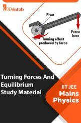 Turning Forces And Equilibrium Study Material For IIT JEE Mains Physics Turning Forces And Equilibrium Study Material For IIT JEE Mains Physics